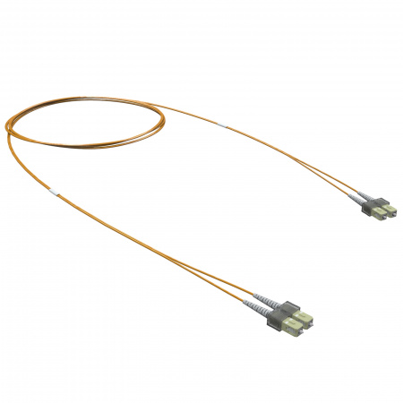(RNPC50DCC1) Оптический коммутационный шнур Duplex SC/UPC-SC/UPC, 50/125 (OM2), 1 м