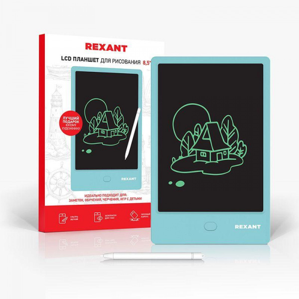 (70-5004) Электронный планшет для рисования REXANT 8.5"
