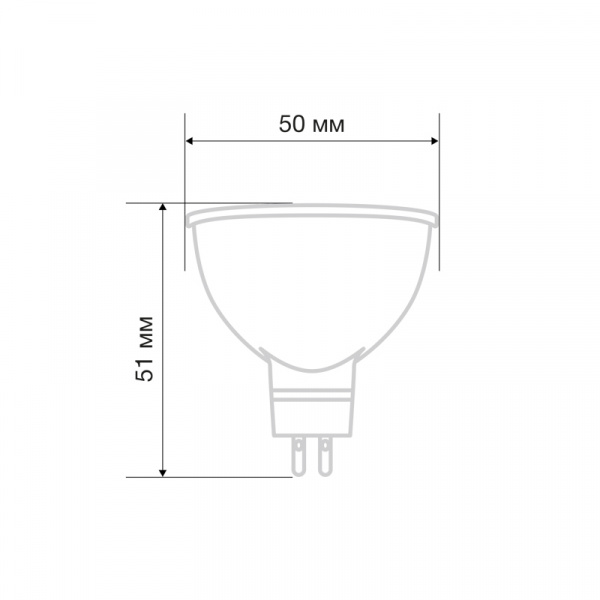 (604-5301) Лампа светодиодная Рефлектор 7,5Вт 650Лм GU5.3 4000K нейтральный свет REXANT