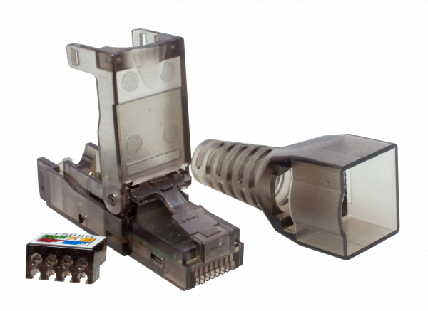 (10-0239-1) Коннектор 8P8C UTP 6A (RJ-45) безынструментальный (DIY)