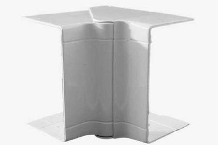 (УВН-100х60) Угол внутренний для RKK-100х60 и 100х40 разводной (белый) уп. 4шт.