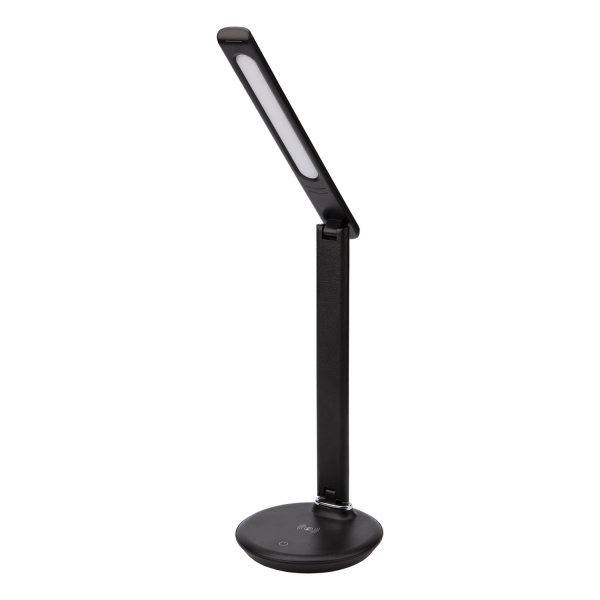 (75-0219) Светильник настольный REXANT Status LED, USB-зарядка устройств, 2700-6500 К, диммирование, 220 В, эффект тиснения под кожу