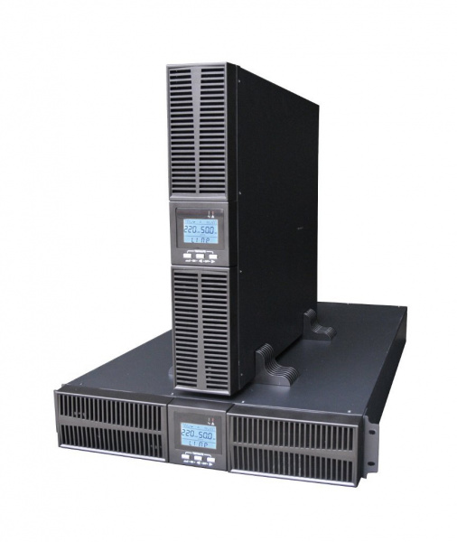 (SMALLR2A5I) Онлайн ИБП (UPS) ДКС серии Small Rackmount, 2000 ВА/1800 Вт, 1/1, 8xIEC C13, EPO, USB, RS-232, Rack 2U, 4x9Ач