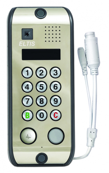 Блок вызова ELTIS DP5000.B2-KEDC43 T/ IP/нерж.сатинир