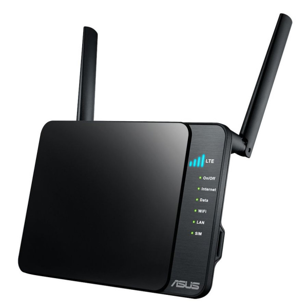Wi-Fi роутер ASUS 4G-N12, черный