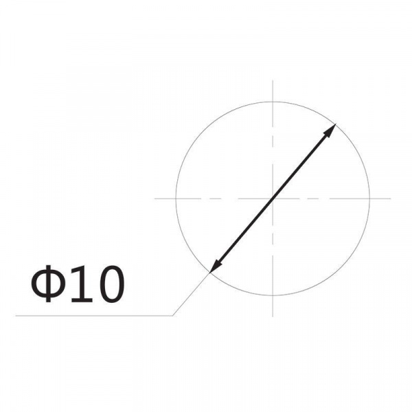 (36-4771) Индикатор Ø10 12V зеленый REXANT