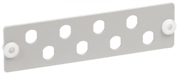 (FOBX-P8-FX) ITK Панель для 8-ми оптических адаптеров (FC или ST в 19" кросс)