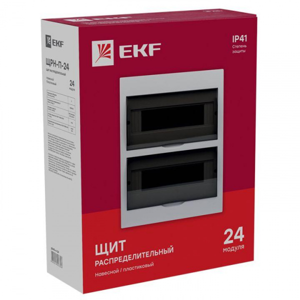 (pb40-n-24) Щит распред. навесной ЩРН-П-24 IP41 EKF PROxima