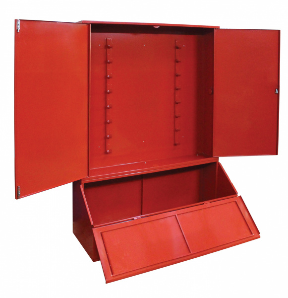 Стенд Универсальный  серия «Т» с ящиком 0,3 м³ (без окон)