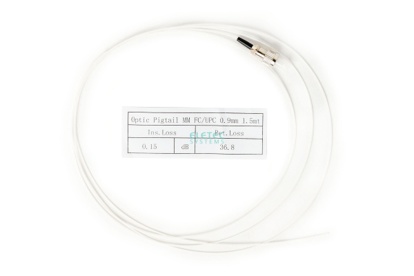 (09-251) Пигтейл MM FC/UPC buffer 0.9мм 50/125, 1,5 м