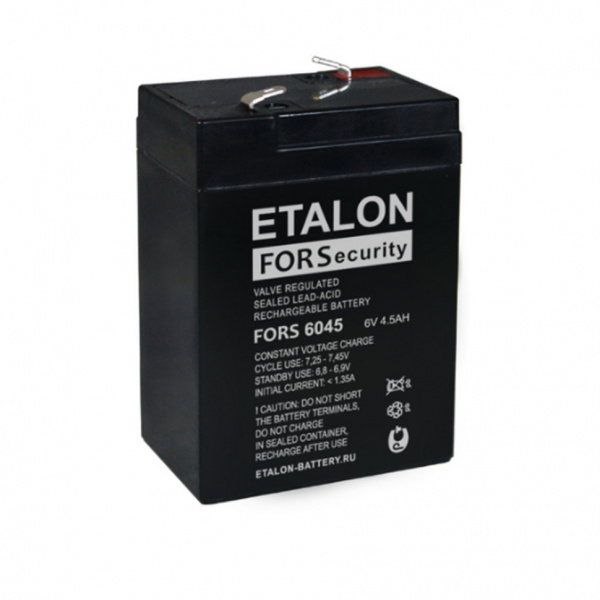 ETALON FORS 6045 Свинцово-кислотный, герметичный аккумулятор