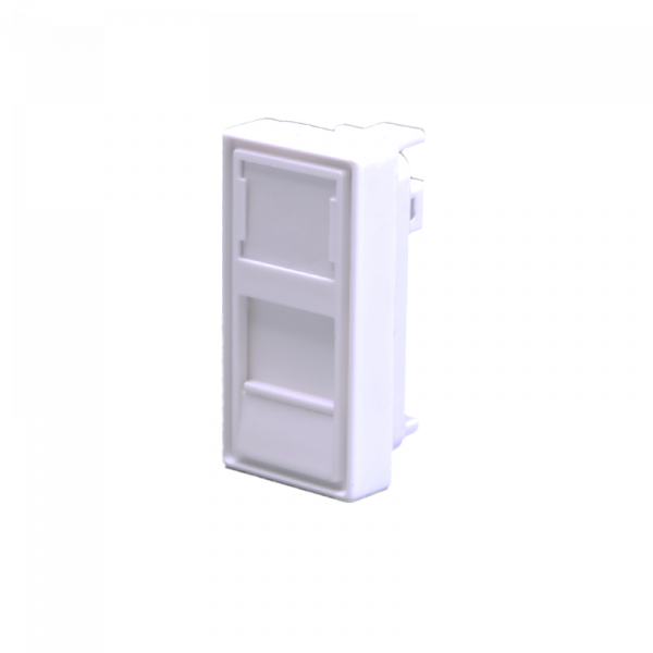 (10-0319-1) Лицевая панель 1 порта (45х22,5, Keystone, шторка) (DIY) (10-0319-1) Лицевая панель 1 порта (45х22,5, Keystone, шторка) (DIY)