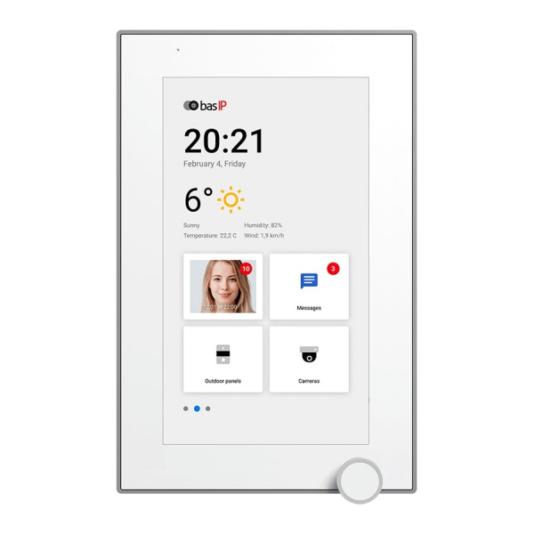 AZ-07L WHITE 7-дюймовый IP-видеомонитор для помещений