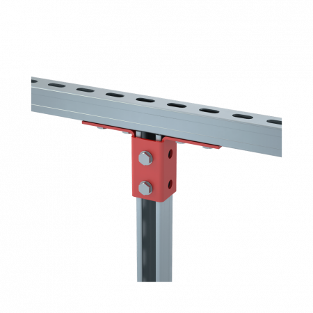 (OUSG41-41) Основание угловое двойное для страт-профиля 41х41 мм