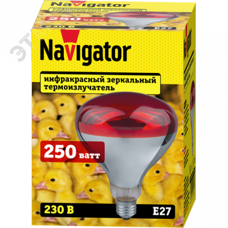 Термоизлучатель Navigator 93 972 NI-R125-250-230-Е27-ИКЗК