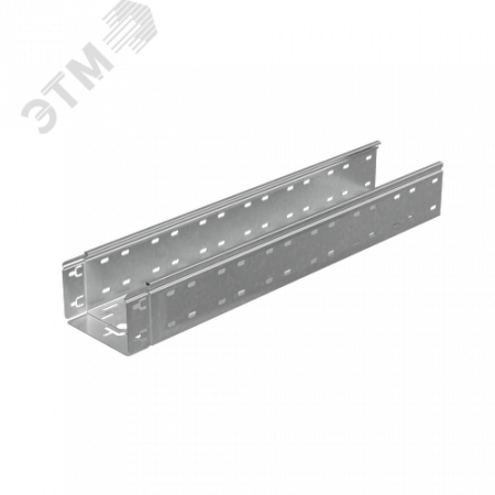 (LPplus100-150-0.7-3000) Лоток перф. 100х150х0,7 L3000 мм "Быстрый монтаж ПЛЮС"