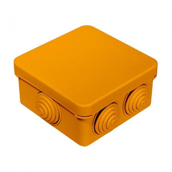 Коробка огнестойкая для о/п 40-0210-FR2.5-4 Е15-Е120 RAL2004 80х80х40 (44 шт/кор) Промрукав (40-0210-FR2.5-4)