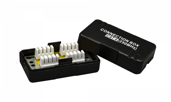 (10-0356) Проходной адаптер, Dual IDC, категория 6, 4 пары