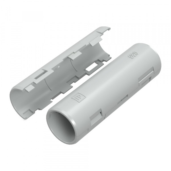 Муфта разборная d20 мм атмосферостойкая серая (10шт/320шт уп/кор) Промрукав (PR13.0430) Муфта разборная d20 мм атмосферостойкая серая (10шт/320шт уп/кор) Промрукав (PR13.0430)