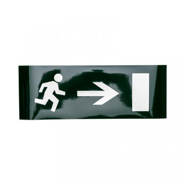 (74-0030-1) Наклейка для аварийного светильника "ВЫХОД ВПРАВО" REXANT