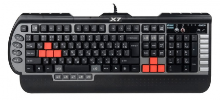 (G800V) Клавиатура A4Tech G800V черный USB Multimedia for gamer