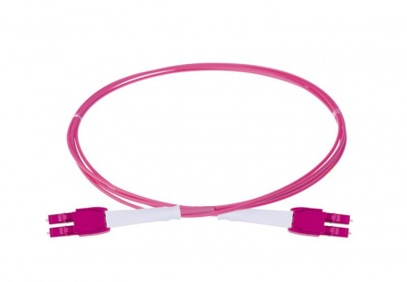 Eurolan 41B-40-LC-LC-01 Оптический шнур HD, OM4, 2×50/125, дуплекс LC - дуплекс LC, UNIBOOT PUSH-PULL, 1 м
