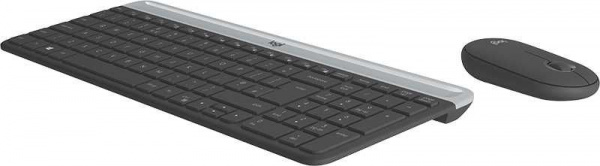 Комплект (клавиатура+мышь) LOGITECH MK470 GRAPHITE, черный