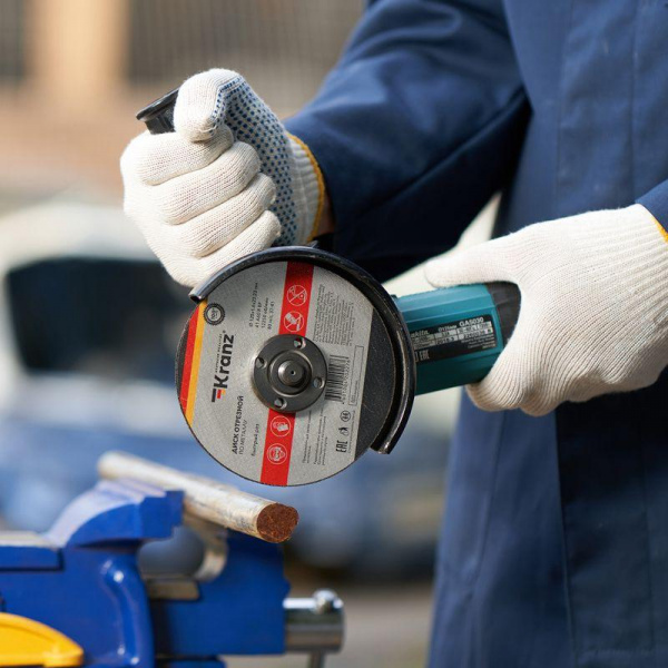 (KR-90-0914) Диск отрезной по металлу (125х1.6х22.23 мм) Kranz (KR-90-0914) Диск отрезной по металлу (125х1.6х22.23 мм) Kranz