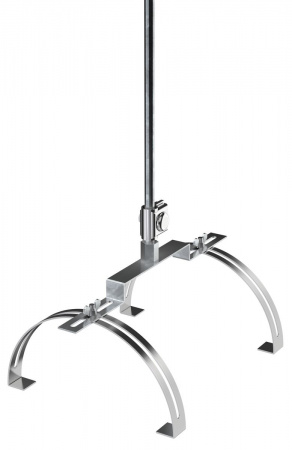 (ZLC98-30-010) Комплект молниеприемника 1м для круглого конька IEK (ZLC98-30-010) Комплект молниеприемника 1м для круглого конька IEK