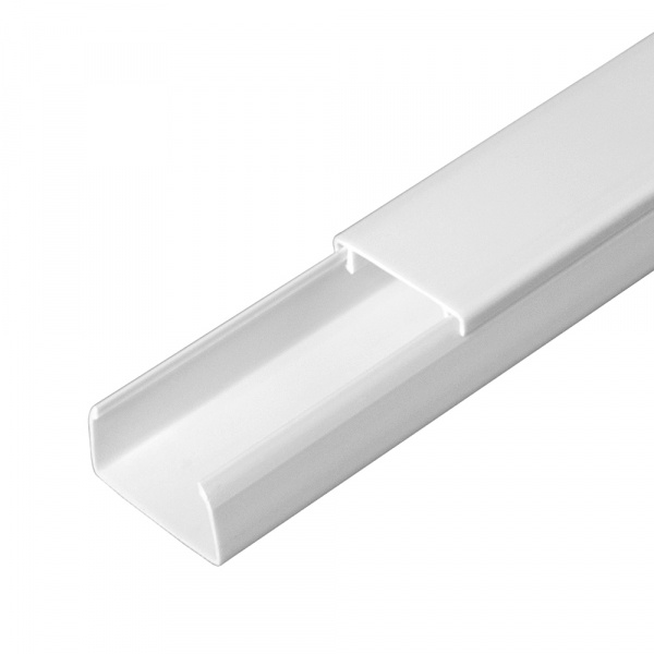 Кабель-канал белый 2-й замок в п/э 25х16 мм (80м/уп) Промрукав (PR.0625161)