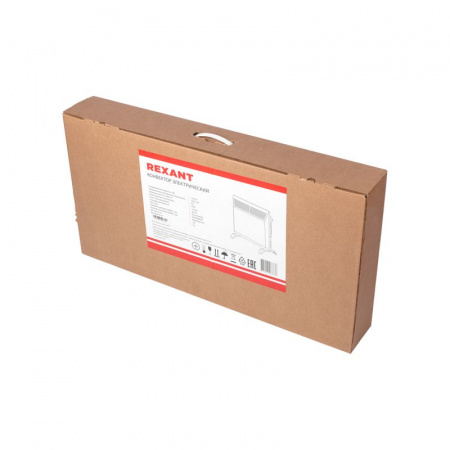 (60-0092) Электрический конвектор с механическим термостатом, 2 кВт REXANT