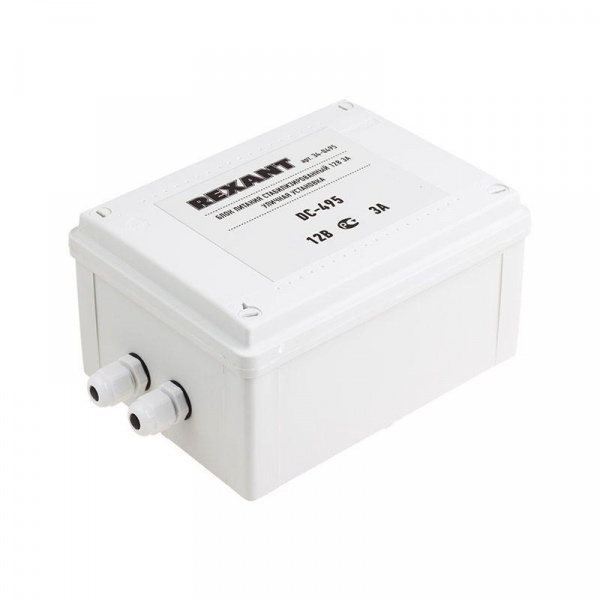 (34-0495) Блок питания стабилизированный 12В, 3А, уличная установка DC-495