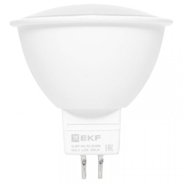 (slwf-gu-53-rgbw) Умная лампа GU5.3 EKF Connect 4,5W WIFI RGBW