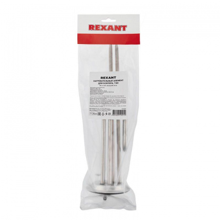 (70-0347) Нагревательный элемент для бойлера ТЭН RZL 2,0 кВт, фланец М6, 92 мм REXANT