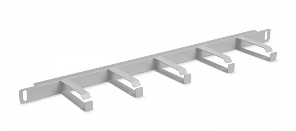 Cabeus JB08-0,5U-GY Горизонтальный кабельный органайзер 19" (10627c)