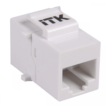 (CS7-1C5EU) ITK Проходной адаптер кат.5E UTP, RJ45-RJ45, тип Keystone Jack