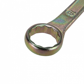 (12-5819-2) Ключ комбинированный REXANT 18 мм, желтый цинк