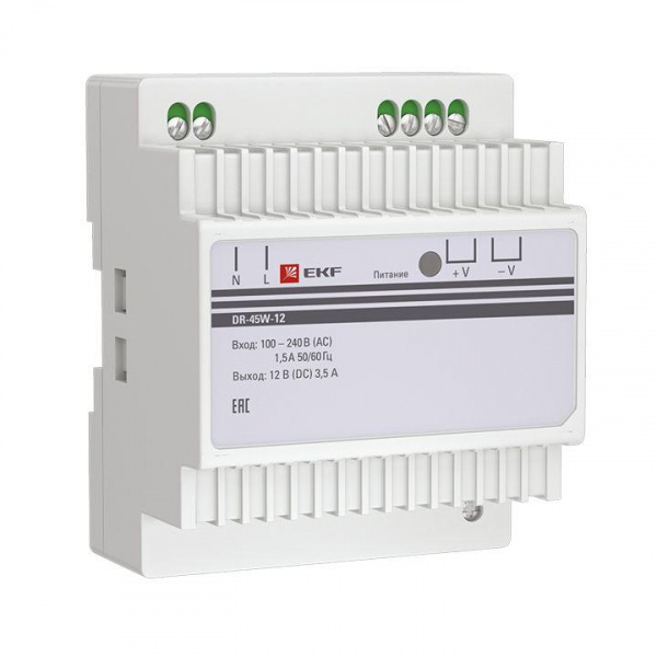 (dr-45w-12) Блок питания 12В DR-45W-12 EKF PROxima