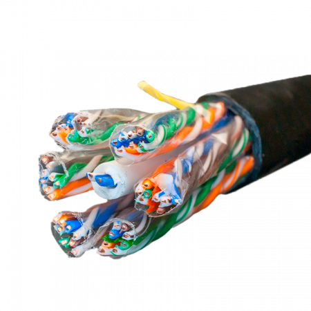 (01-0602-1) Кабель витая пара SUPRLAN UTP 5e 25x2xAWG24 Cu PE Out. 305м (RUS)