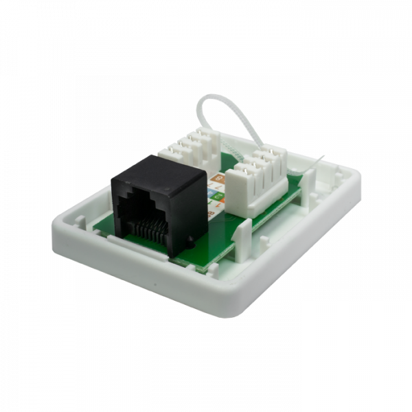 (10-0307-1) Компьютерная розетка 8P8C (RJ-45), UTP, 5e, 1 порт (DIY)