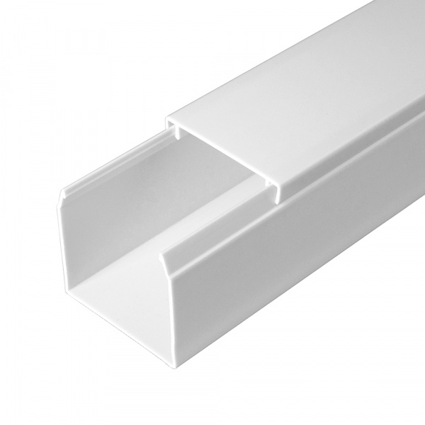 Кабель-канал белый 2-й замок в п/э 40х40 мм (60м/уп) Промрукав (PR.0640401)