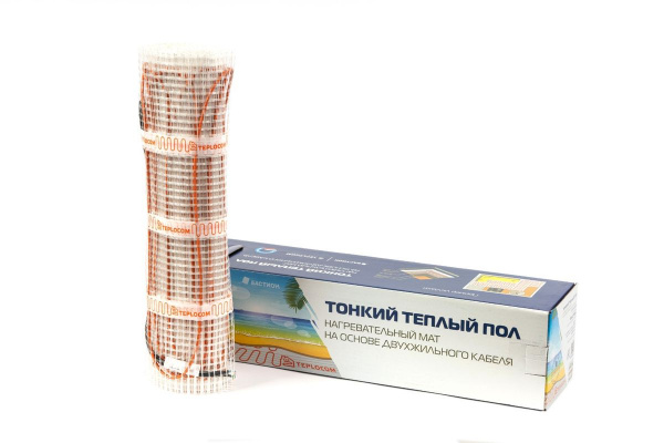 Маты нагревательные двужильные TEPLOCOM МНД-8,0-1280 Вт (798)