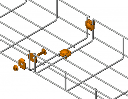 Соединительный комплект проволочного лотка Промрукав (50 шт/уп) (PR08.2468)