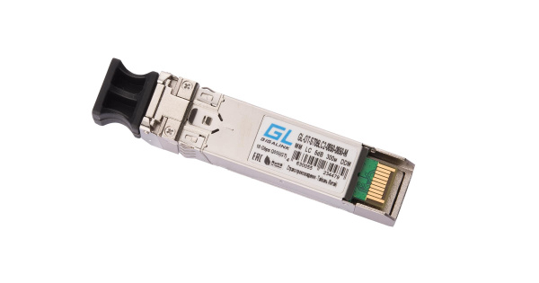 (GL-OT-ST05LC2-0850-0850-I-M) Модуль GIGALINK SFP+, 10 Гбит/с, Duplex, 2 ОВ, MM, 2xLC, Tx:850/Rx:850 нм, DDM, 5 дБ (до 300 м), -40 +85 °С