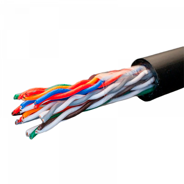 (01-0403-1) Кабель витая пара SUPRLAN UTP 5e 10x2xAWG24 Cu PE Out. 305м (RUS)