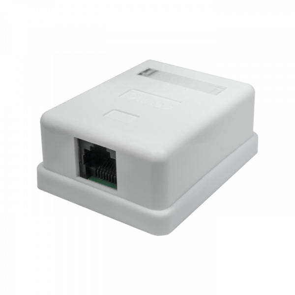 (10-0307-1) Компьютерная розетка 8P8C (RJ-45), UTP, 5e, 1 порт (DIY)