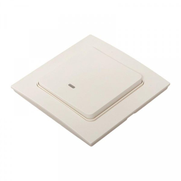 (RCV-ST1-WS-ZB) Умный беспроводной выключатель Стокгольм 1-кл белый Zigbee EKF Сonnect