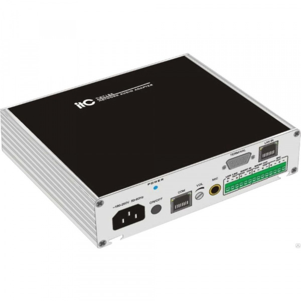 (T-6715A) IP-терминал, TCP/IP - лин. сигнал, 1 микр. + 1 лин. вход, настенный (T-6715A) IP-терминал, TCP/IP - лин. сигнал, 1 микр. + 1 лин. вход, настенный