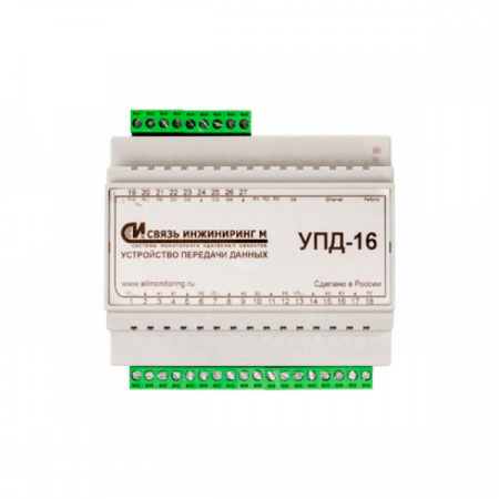 Устройство мониторинга УПД-16 Ethernet, 3RS485-IP40