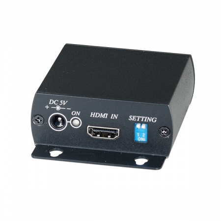 HE01ST Передатчик HDMI- сигнала по одному кабелю витой пары(не экранированной) до 45м, полоса 2,25Гб/сек(HDMI 1.3)